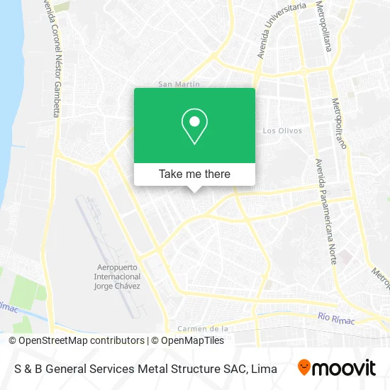 S & B General Services Metal Structure SAC map