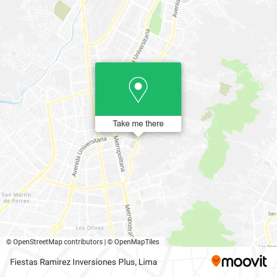 Fiestas Ramirez Inversiones Plus map