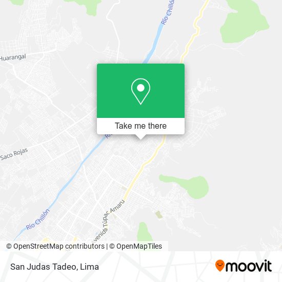 San Judas Tadeo map