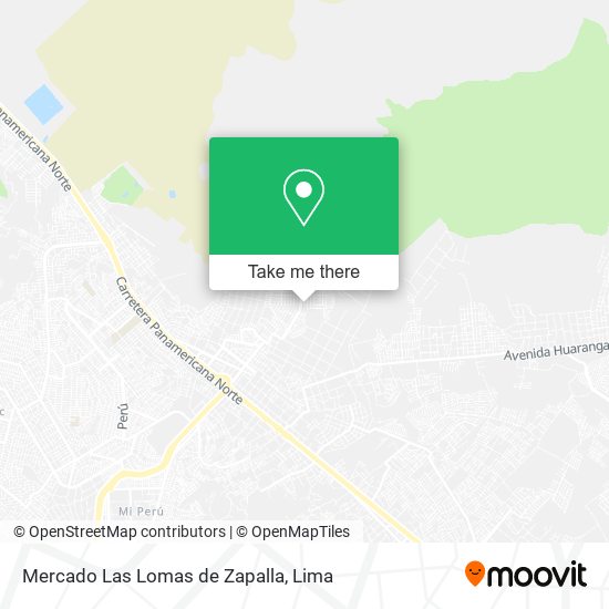 Mercado Las Lomas de Zapalla map