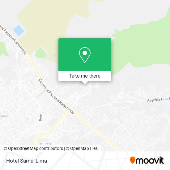 Hotel Samu map