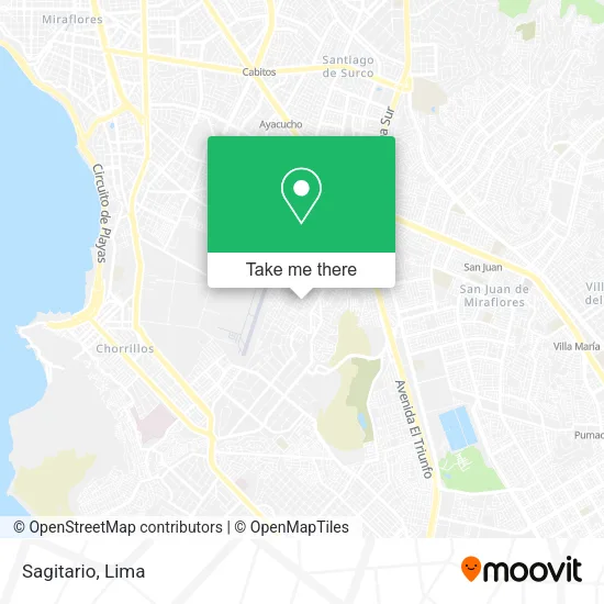 Sagitario map
