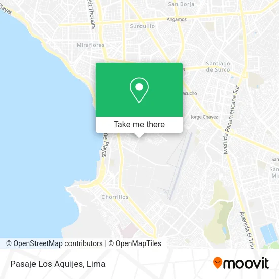 Mapa de Pasaje Los Aquijes