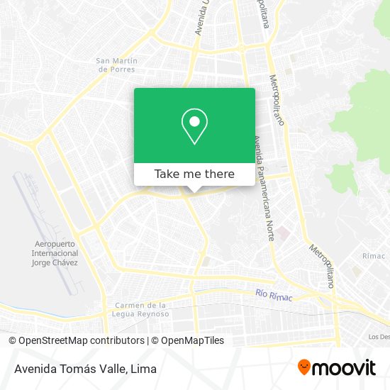 Avenida Tomás Valle map