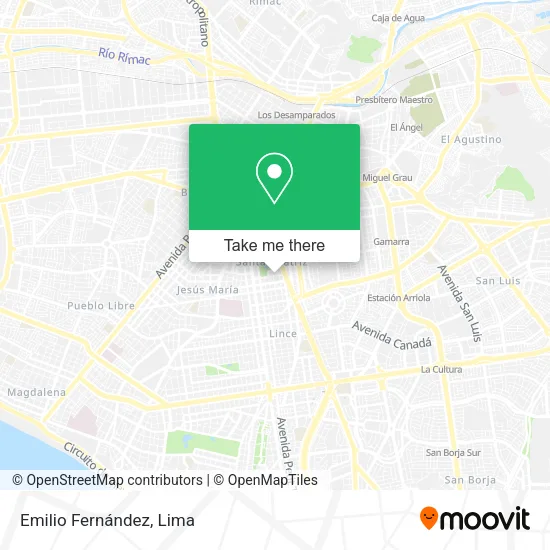 Emilio Fernández map