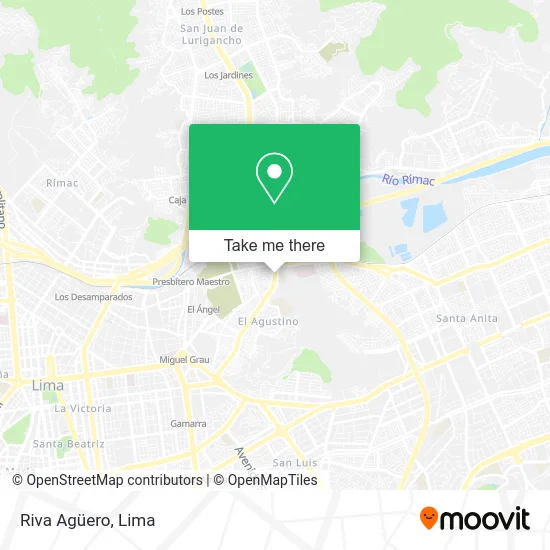Mapa de Riva Agüero