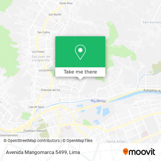 Avenida Mangomarca 5499 map