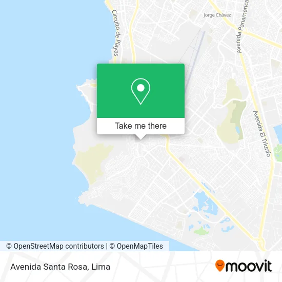 Mapa de Avenida Santa Rosa