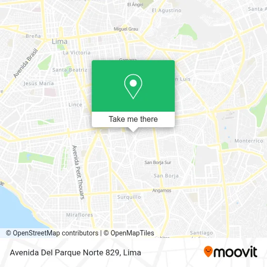 Avenida Del Parque Norte 829 map