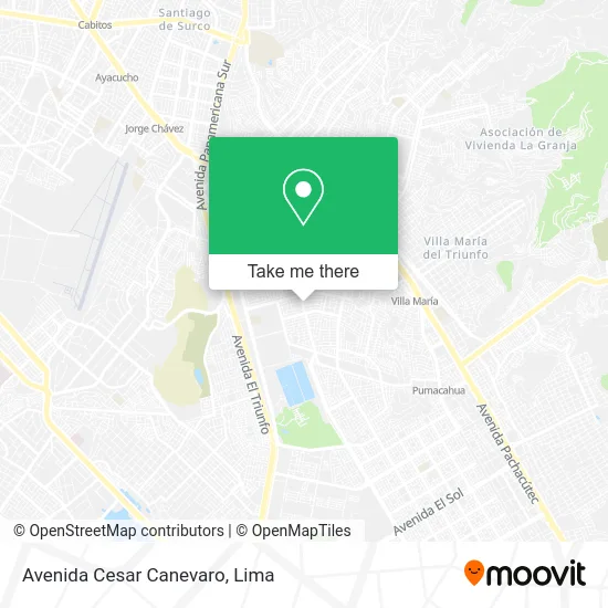 Avenida Cesar Canevaro map