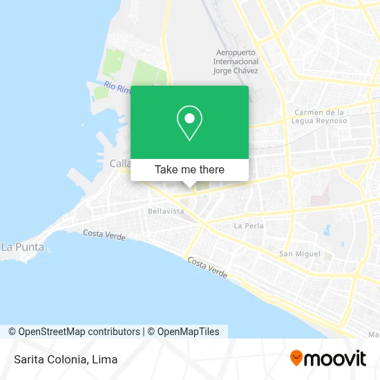 Sarita Colonia map
