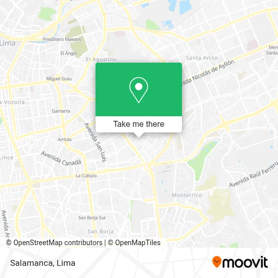 Salamanca map