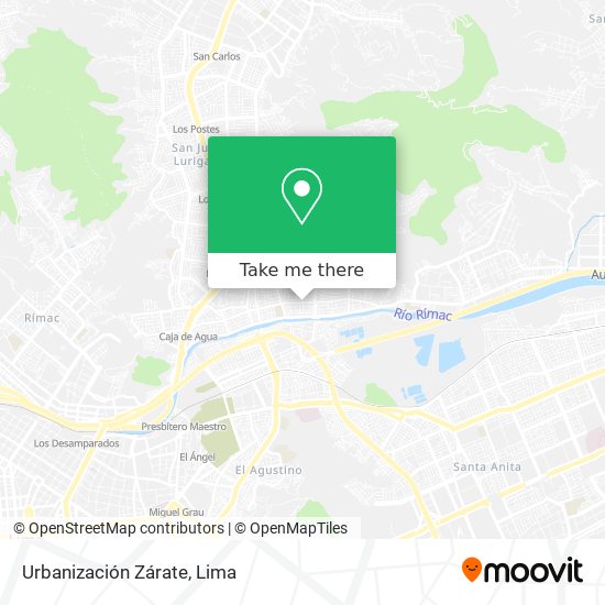 Mapa de Urbanización Zárate