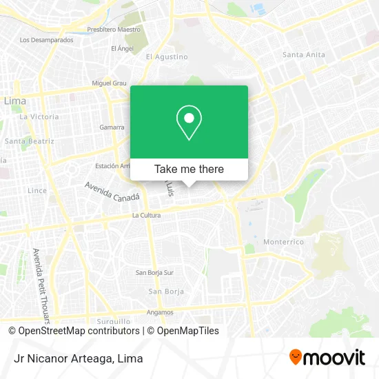 Mapa de Jr Nicanor Arteaga