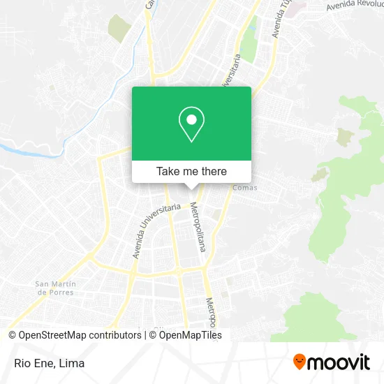 Rio Ene map