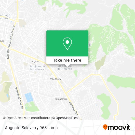 Augusto Salaverry 963 map