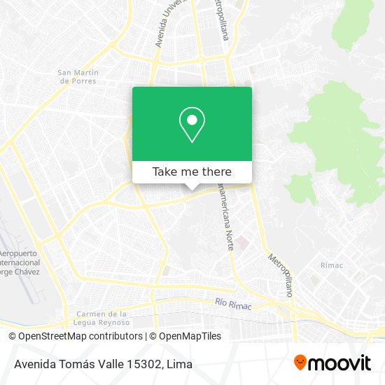 Avenida Tomás Valle 15302 map