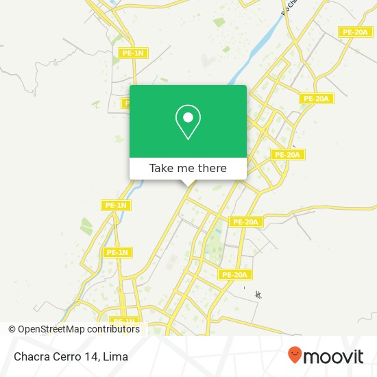 Chacra Cerro 14 map