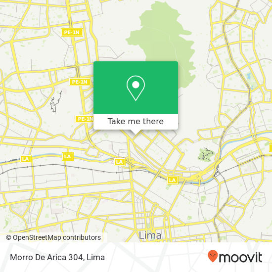Morro De Arica 304 map