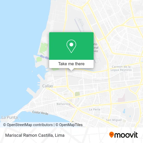 Mariscal Ramon Castilla map