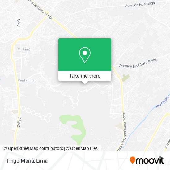 Tingo Maria map