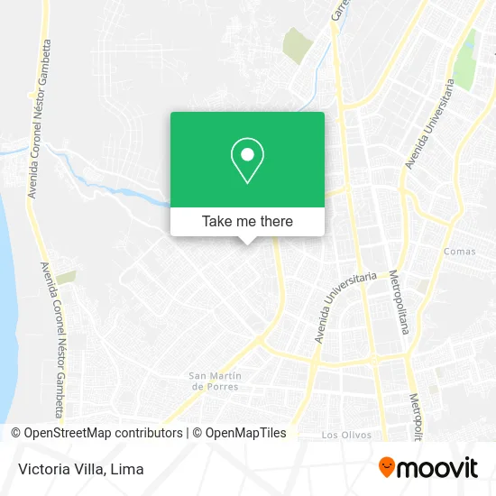 Villa Victoria map