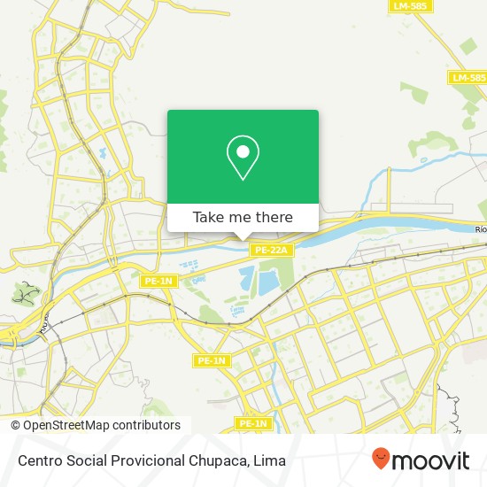 Centro Social Provicional Chupaca map