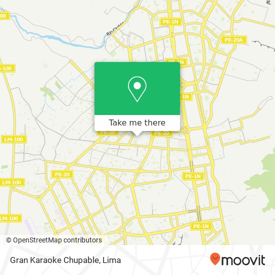 Gran Karaoke Chupable map