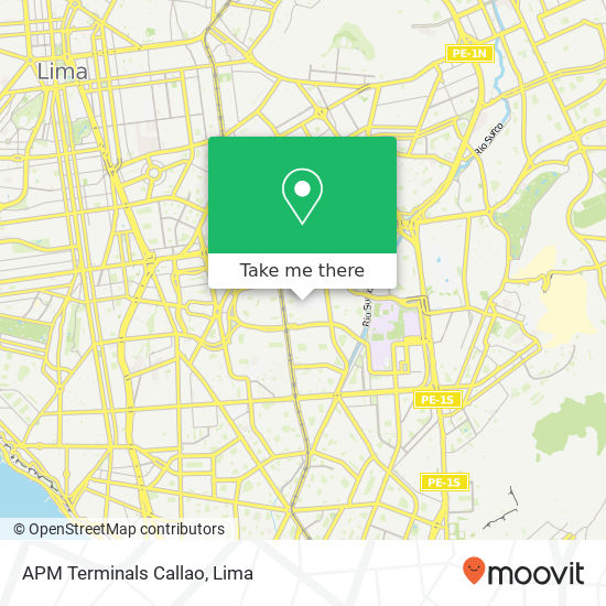 APM Terminals Callao map