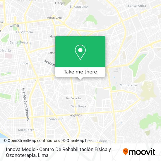 Innova Medic - Centro De Rehabilitación Física y Ozonoterapia map