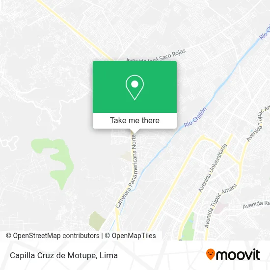 Capilla Cruz de Motupe map