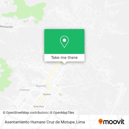 Asentamiento Humano Cruz de Motupe map