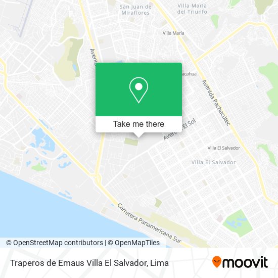 Traperos de Emaus Villa El Salvador map