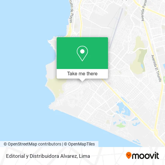 Editorial y Distribuidora Alvarez map