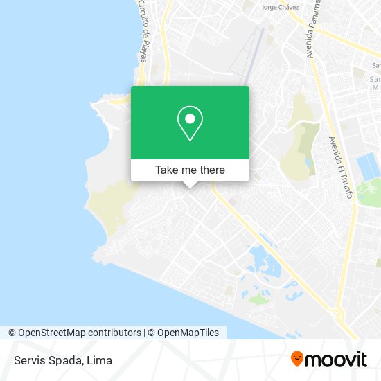 Servis Spada map