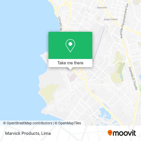 Marvick Products map