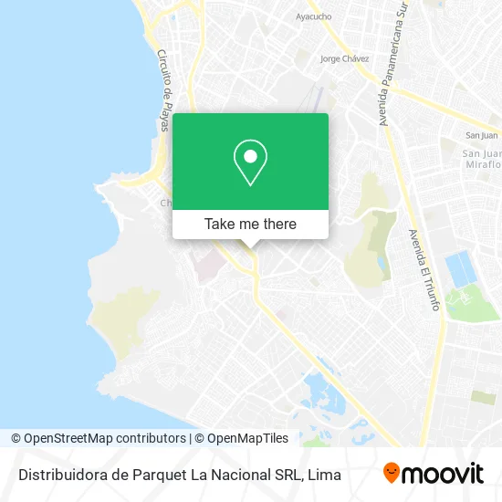 Distribuidora de Parquet La Nacional SRL map