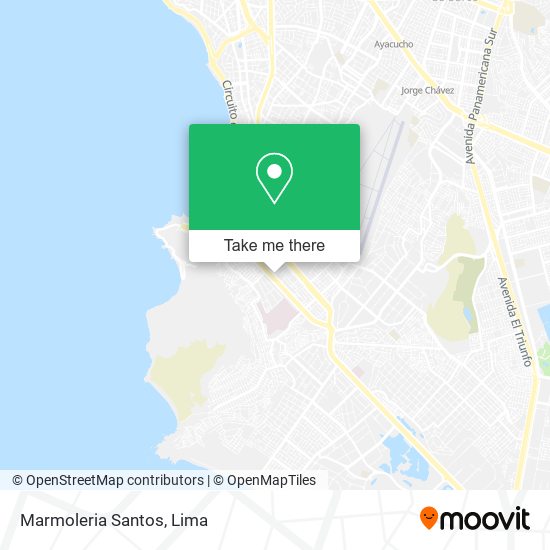 Marmoleria Santos map