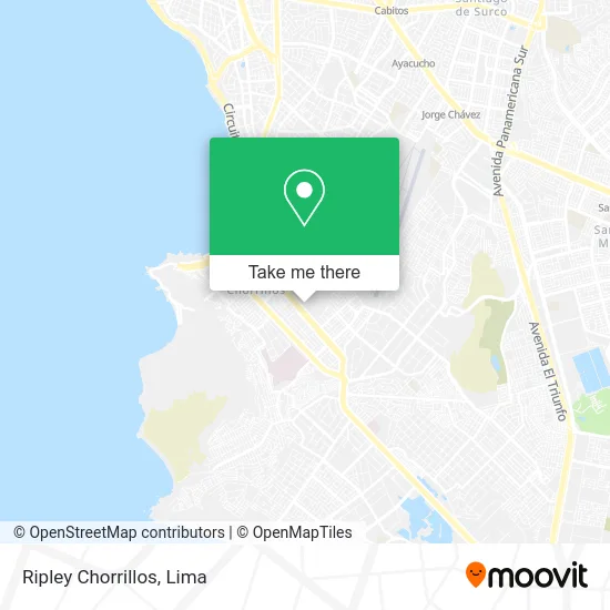 Ripley Chorrillos map