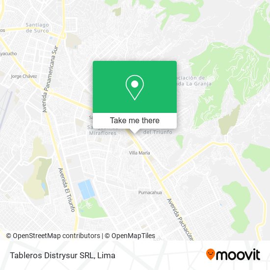 Tableros Distrysur SRL map