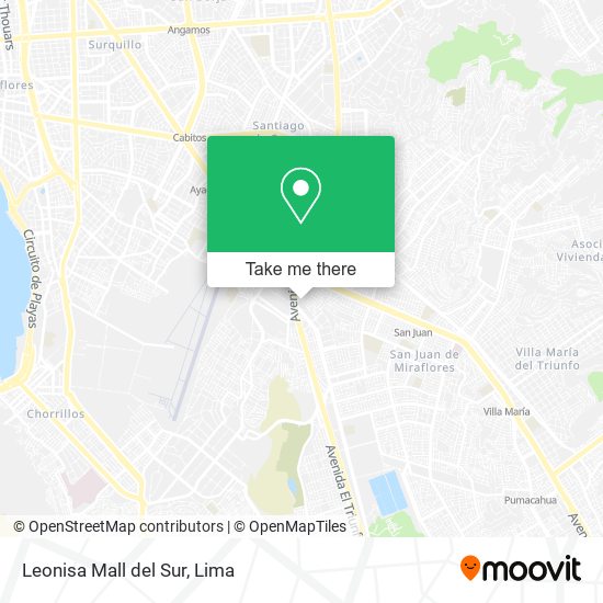 Mapa de Leonisa Mall del Sur