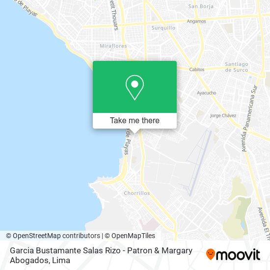 Garcia Bustamante Salas Rizo - Patron & Margary Abogados map