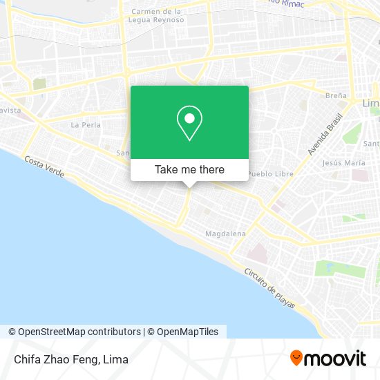 Chifa Zhao Feng map