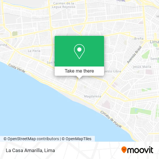 Mapa de La Casa Amarilla
