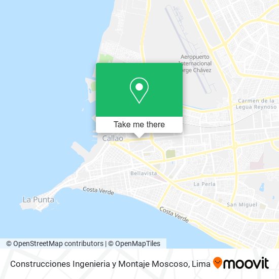 Construcciones Ingenieria y Montaje Moscoso map