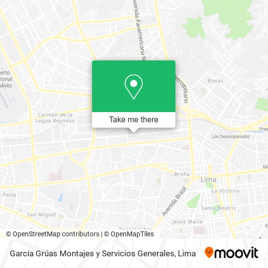 García Grúas Montajes y Servicios Generales map