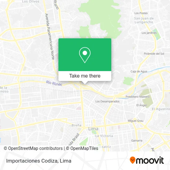 Importaciones Codiza map