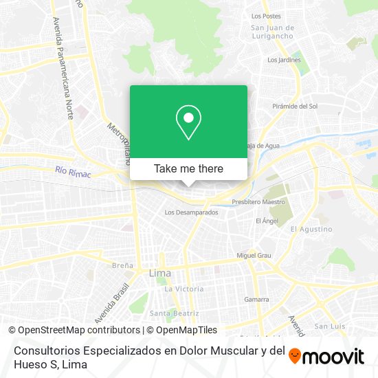 Consultorios Especializados en Dolor Muscular y del Hueso S map