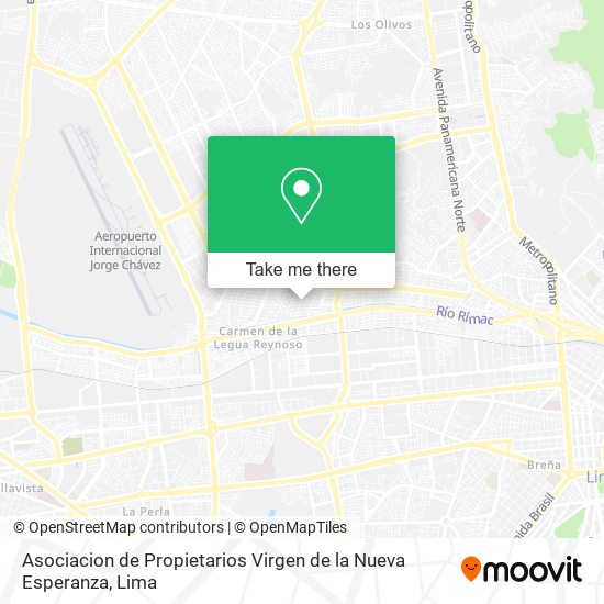 Mapa de Asociacion de Propietarios Virgen de la Nueva Esperanza