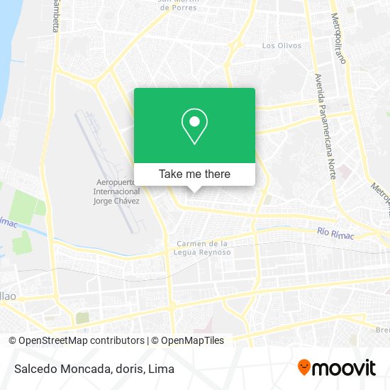 Salcedo Moncada, doris map